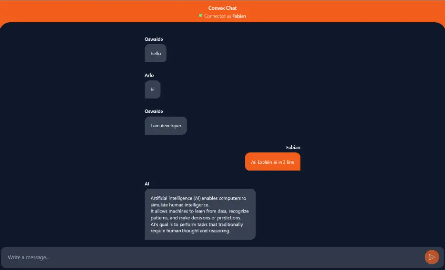 Convex Chat